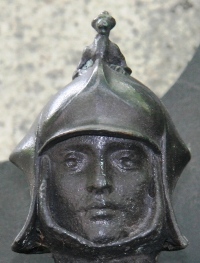 Face in Helmet from Harry Potter London Tour.