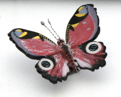 A red butterfly.