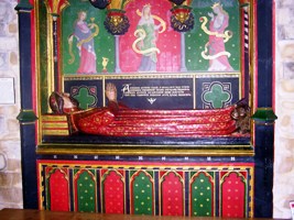John Gower's Tomb in Southwark Cathedral.