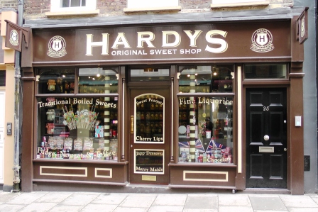 Hardy's sweetshop where you can buy a bag of Harry Potter themed sweets.