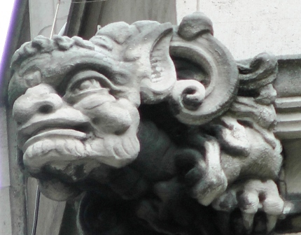 Face from the Astor Estate Office on the Harry Potter Tour.