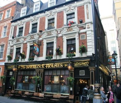 The Sherlock Holmes Pub.