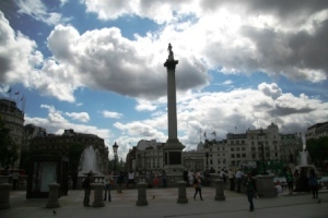 Trafalgar Square - Nelson's Column.